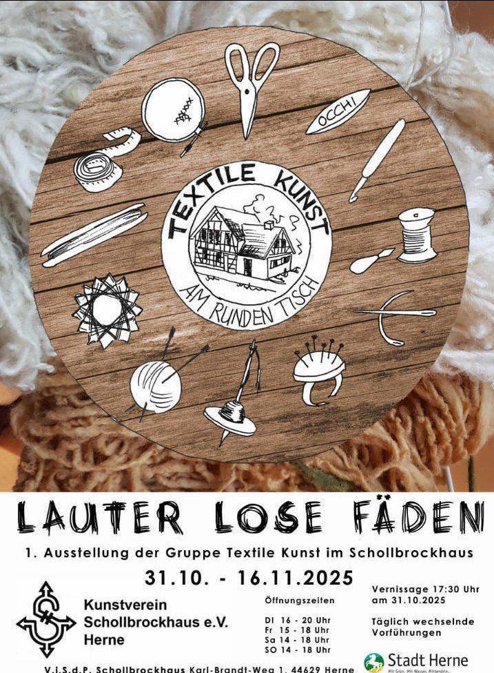 Ausstellung Lauter Lose Fäden, Schloss Strünkede